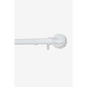 Hasta Gardinstångsset Ylva 160-300 cm Vit Gardintillbehör Från Homeroom