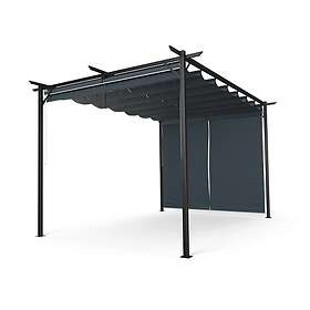 Blumfeldt Pergola 3x4 m en acier latéraux thermolaqué