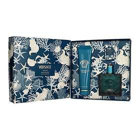 Versace Eros Eau de Parfum Parfymset (100ml edp, 5ml mini, 100ml duschgel)