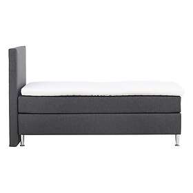 Komplett Munia Sängpaket Kontinentalsäng 90x200 cm Mörkgrå sängpaket