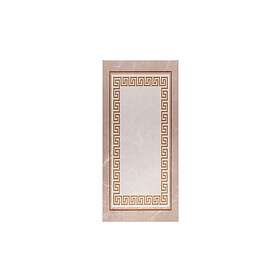 KM Home Bordeaux Wiltonmatta 80x300 cm Oval Natur Wiltonmattor Brun