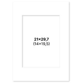Pen Store Passepartout Hvit 21x29,7 A4