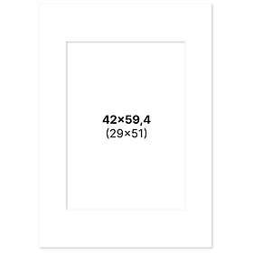 Pen Store Passepartout Vit 42x59,4 cm A2
