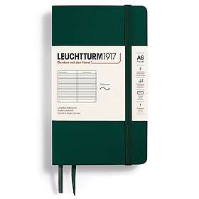 Leuchtturm 1917 Anteckningsbok A6 Soft Linjerad Forest Green
