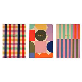 Adlibris Anteckningsbok 3-pack A5 Inkerie