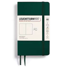 Leuchtturm 1917 Anteckningsbok A6 Soft Olinjerad Forest Green