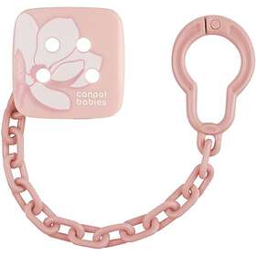 Canpol Babies Gold Soothers Holder nappkedja Pink
