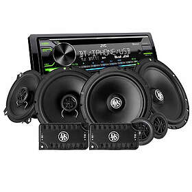 JVC KD-T922BT & DLS PA fram- och baksystem