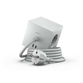 Avolt Square 1 Grenuttag Dual & USB-C Gotland 30W Grey 3m