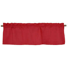 Svanefors Lin Röd Veckad gardinkappa