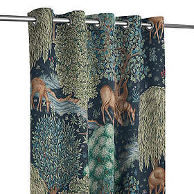 William Morris The Brook Tapestry Blue Öljettlängd