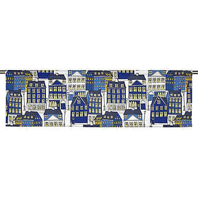 Arvidssons Textil Gamla Stan Blå Slät gardinkappa