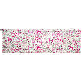 Arvidssons Textil Leksand mini rosa Slät gardinkappa