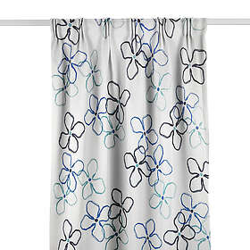 Ljungbergs Textil Flower Kronblå Gardinlängd