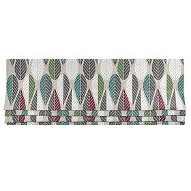 Arvidssons Textil Blader Turkos Hissgardin