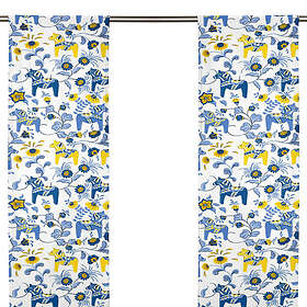 Arvidssons Textil Leksand Blå Panelgardin