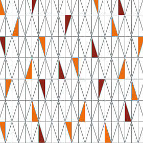 Ljungbergs Textil Ratio Rödorange Hissgardin