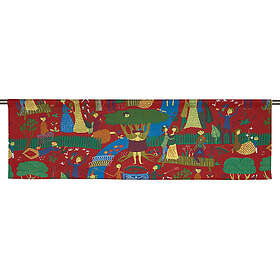 Ljungbergs Textil Lustgården Röd Slät gardinkappa