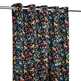 Arvidssons Textil Leksand mini svart/multi Öljettlängd
