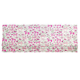 Arvidssons Textil Leksand mini rosa Hissgardin