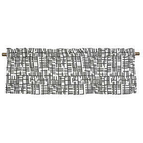 Almedahls Pickepin Svart Veckad gardinkappa