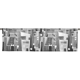 Kinnamark Town Grå Slät gardinkappa