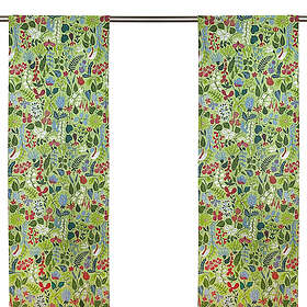 Ljungbergs Textil Herbarium Grön Panelgardin