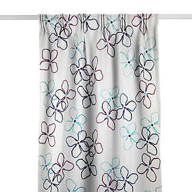 Ljungbergs Textil Flower Blå Gardinlängd