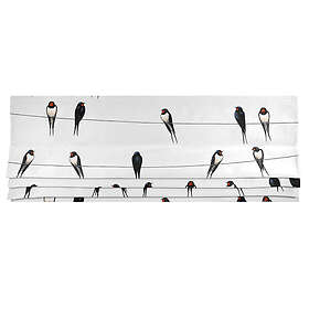 Arvidssons Textil Ladusvalor Vit Hissgardin