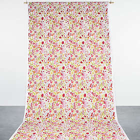 Ljungbergs Textil Herbarium Orange Slät gardinkappa