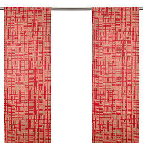 Almedahls Pickepin Röd Panelgardin