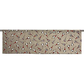 Collection Christmas Tomtenissar Beige Slät gardinkappa