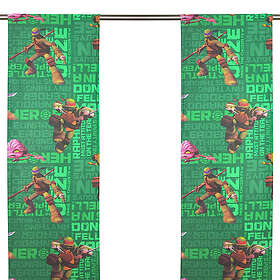Ninja Barn Turtles Grön Panelgardin
