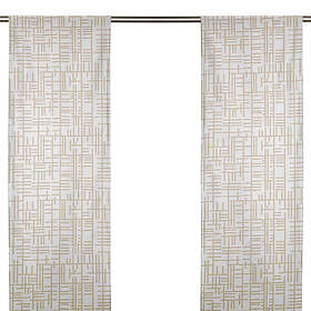 Almedahls Pickepin Beige Panelgardin