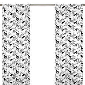Arvidssons Textil Kurbits mini Svart Panelgardin