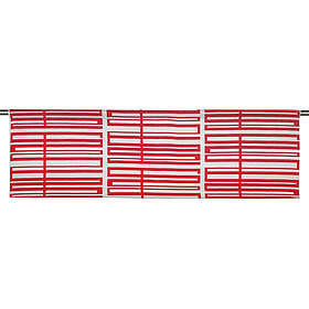 Almedahls Snapp Röd Slät gardinkappa