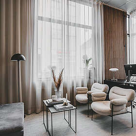 Textilgallerian Heavenly Pärlemorgrå Wavegardin