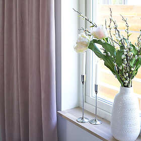 Textilgallerian Sammet Gammelrosa Öljettlängd