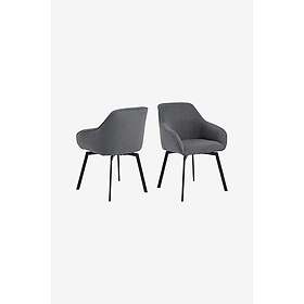 Nordform Clara matstol med armstöd 2-pack