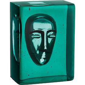 Kosta Boda Block Azur Man, Petrol Blue