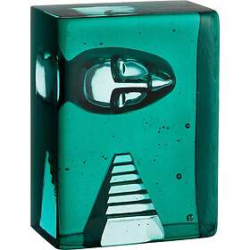 Kosta Boda Block Azur Stairs, Petrol Blue