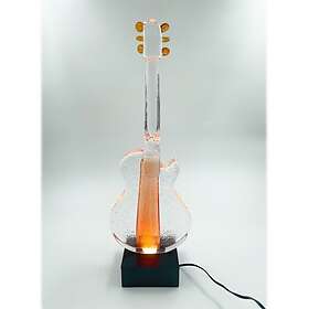 Kosta Boda Guitar Flaming Strings, Ltd Ed 60ex