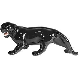 ArtGlassVista Panter Smygande Porslinsdjur 41cm Design by
