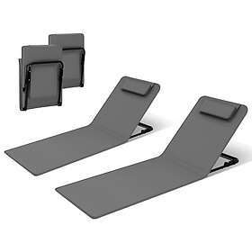 Woltu Set med 2 strandsäng LS006dgr-2 