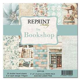 Reprint Paper Pad 6x6 The Bookshop