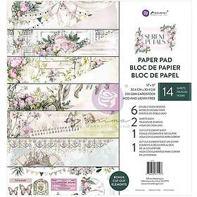 Prima Marketing Paper Pad 12x12 Serene Petals