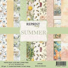 Reprint Paper Pad 12x12 Summer