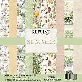 Reprint Paper Pad 8x8 Summer
