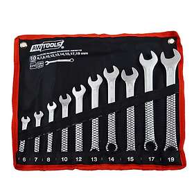 AWTOOLS Set med kombinycklar AW40113; 6-19 mm; 10 st.