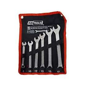 AWTOOLS Set med kombinycklar AW40111; 8-17 mm; 6 st.